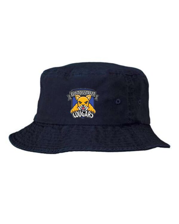 #39- Navy Bucket Hat (Logo #2- Printed)