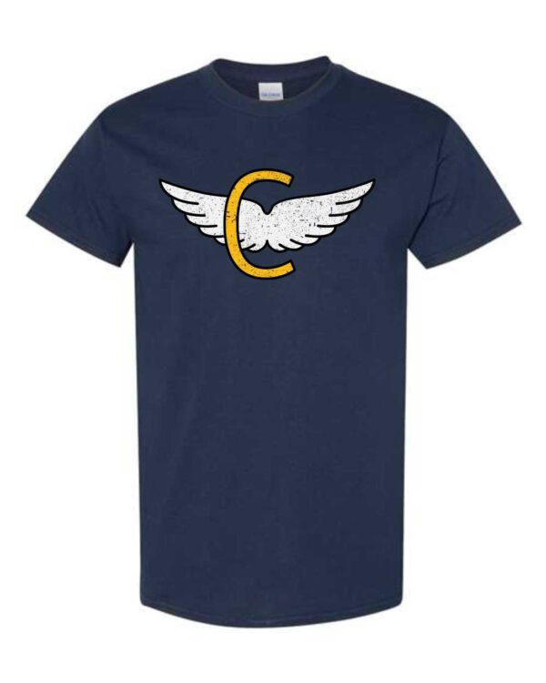 #C1- Navy Cotton T-Shirt (Logo #4- Printed)